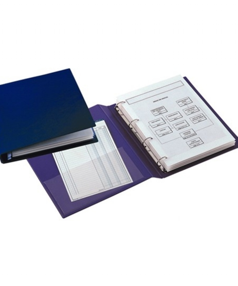 Cartelle 4 Anelli S.Remo 2000 42x30 254D Blu