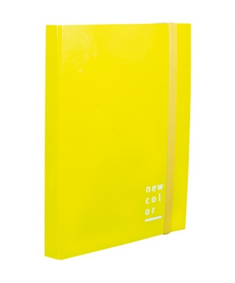 Cartelle Con Elastico Dorso 3 Giallo