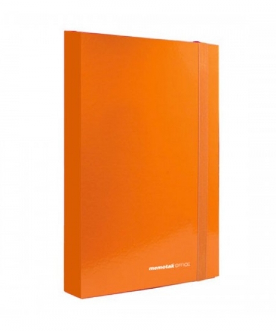 Cartelle Con Elastico Memotak Basic 5 Arancio