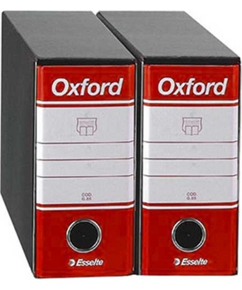 Registratori Oxford G81 D.So 8 H.18 Rosso